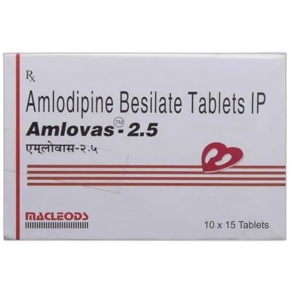 amlovas 2.5mg tablet 15's